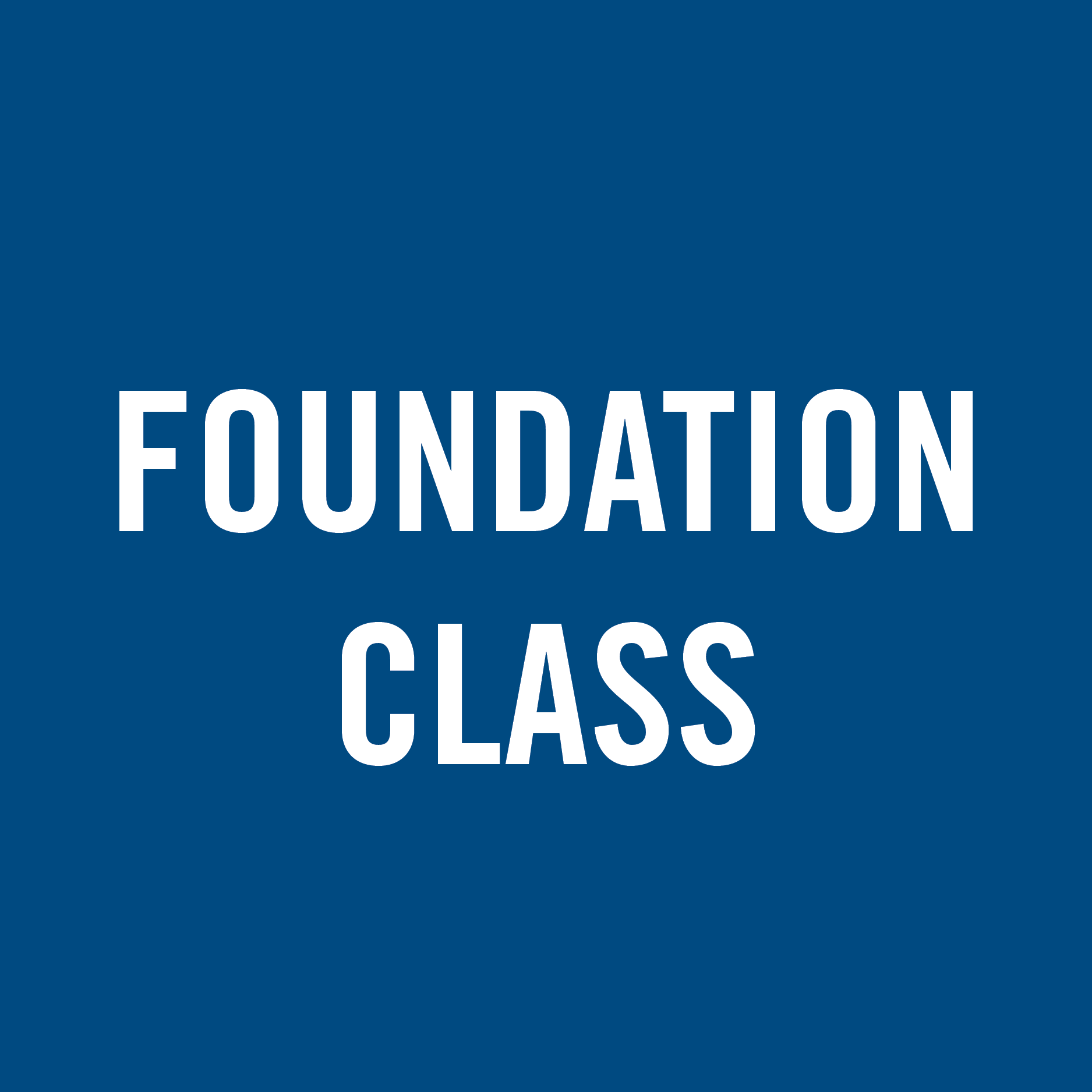 Foundation Class - Summit Christian Center